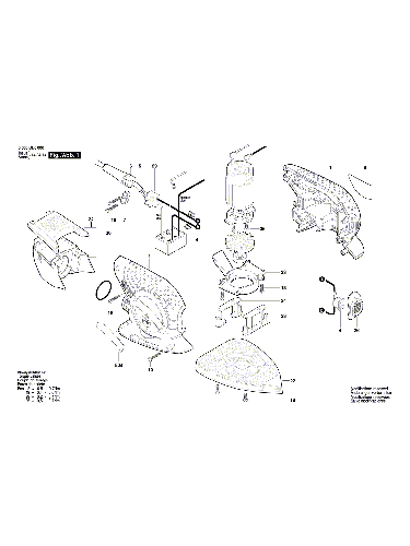 Vue éclatée Bosch PSMPRIMO 3603CB8000#01