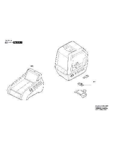 Vue éclatée Bosch PLL2 3603F53400#01