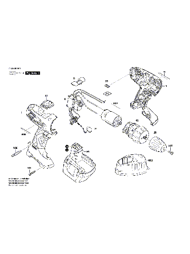 Vue éclatée Bosch PSR12-2 3603J51501#01