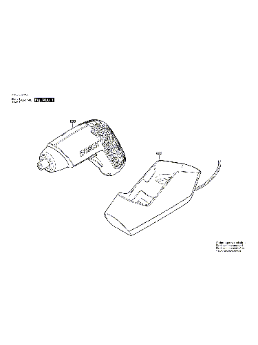 Vue éclatée Bosch IXO 3603J59V00#01