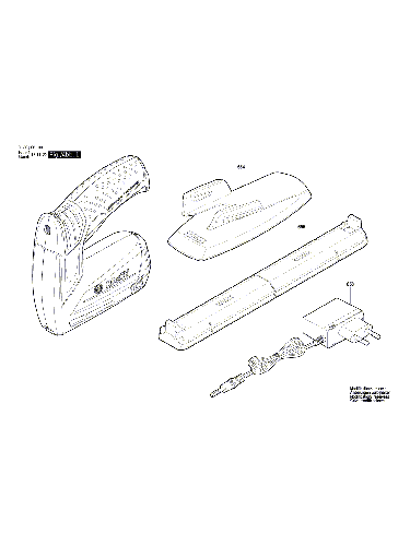Vue éclatée Bosch PTK3,6LI 3603J68100#01
