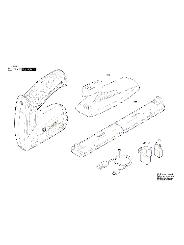 Vue éclatée Bosch PTK3,6LI 3603J68200#01