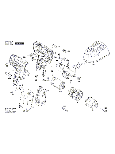Vue éclatée Bosch PSR10,8LI-2 3603J72900#01