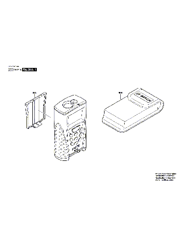 Vue éclatée Bosch PLR30 3603K16000#01