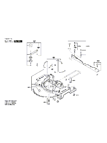 Vue éclatée Bosch PCM8 3603M10000#01