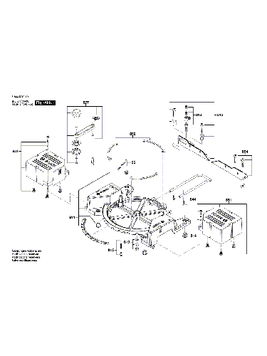 Vue éclatée Bosch PCM8ST 3603M10101#01