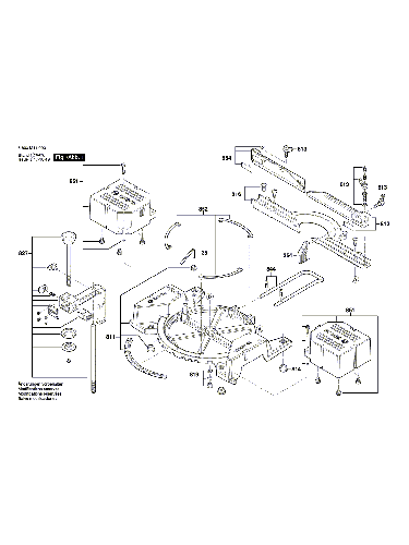Vue éclatée Bosch PCM8SD 3603M11000#01