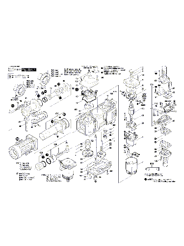 Vue éclatée Bosch GSH27 3611C0A002#01