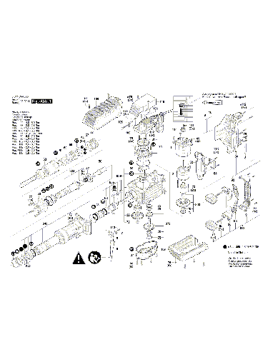 Vue éclatée Bosch GSH14C 3611C44000#01