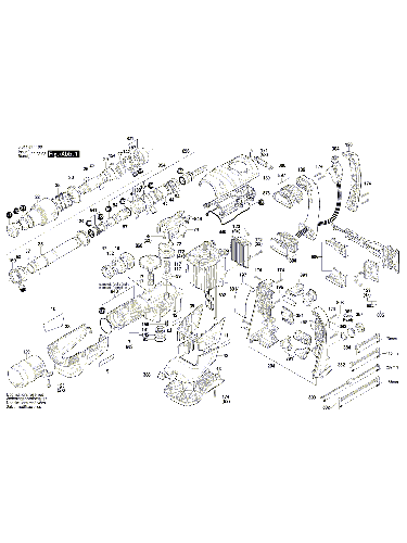 Vue éclatée Bosch GBH18V-40C 3611J17100#01