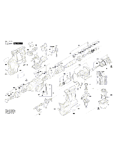 Vue éclatée Bosch GBH18V-24C 3611J23000#01