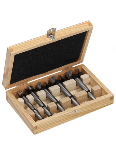 COFFRET 5 MECHES  A BOIS FORSTNER HIKOKI 