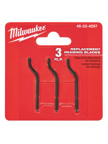 STYLO D'ÉBAVURAGE REAMING BLADES - 3 PCS MILWAUKEE