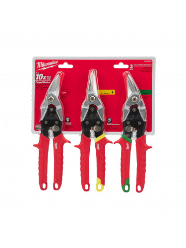 METAL SNIPS SET METAL SNIPS SET - 3 PCS MILWAUKEE
