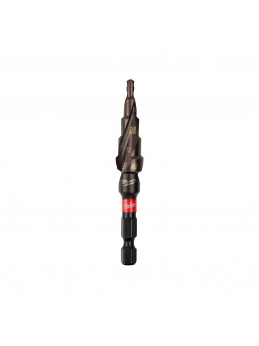 FORETS ÉTAGÉS SHOCKWAVE SHW 4 TO 12 MM, 2 MM STEPS - 1 PC MILWAUKEE