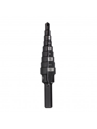 FORET ÉTAGÉ 4 TO 12 MM, 1 MM STEPS - 1 PC MILWAUKEE