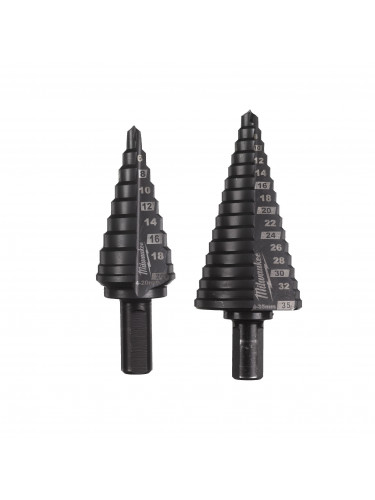 FORET ÉTAGÉ COBALT COBALT STEP DRILL SET (2PC) MILWAUKEE