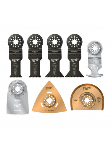 COFFRETS DE LAMES DE MULTI-TOOLS RENOVATION 8PC SET - 8PC MILWAUKEE