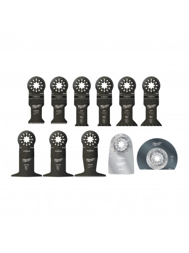COFFRETS DE LAMES DE MULTI-TOOLS GENERAL 11PC SET - 11PC MILWAUKEE