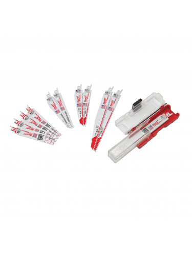 COFFRETS LAMES DE SCIES SABRES SAWZALL™ SAWZALL BLADE SET - 12PC MILWAUKEE