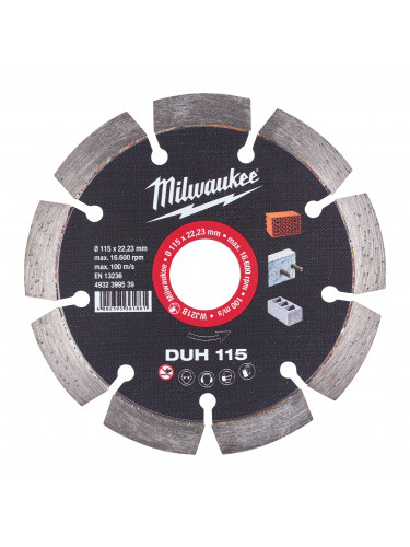 DISQUES DIAMANT DUH MILWAUKEE