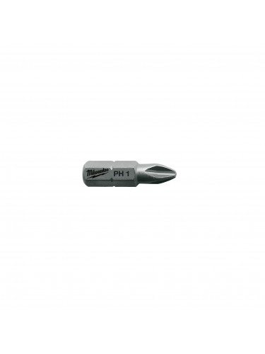 EMBOUTS DE VISSAGE PH PH 2 X 25 MM - 25 PCS MILWAUKEE