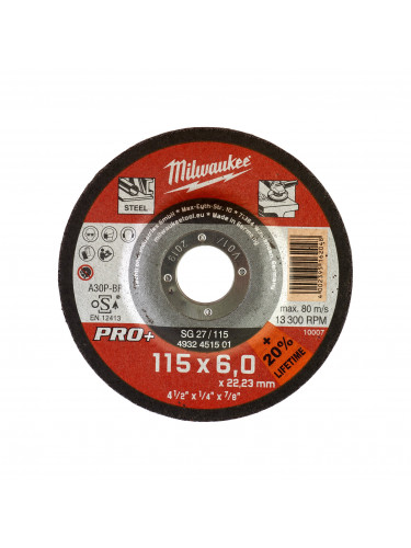 MEULES À ÉBARBER POUR MÉTAUX PRO+ MILWAUKEE