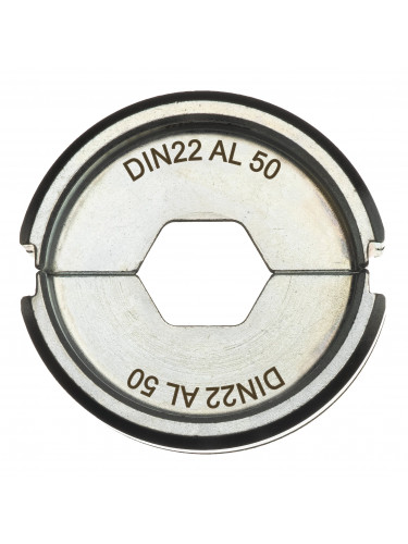 MATRICES DE SERTISSAGE DIN ALUMINIUM DIN22 AL 50 - 1 PC MILWAUKEE