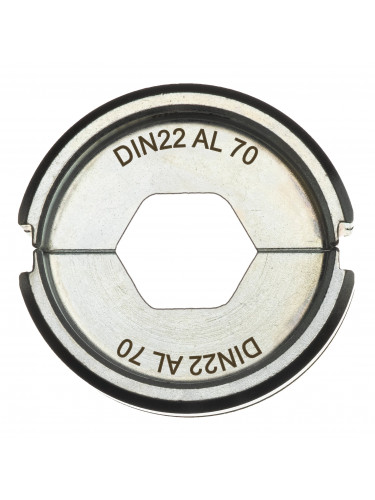 MATRICES DE SERTISSAGE DIN ALUMINIUM DIN22 AL 70 - 1 PC MILWAUKEE