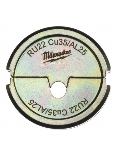MATRICES DE SERTISSAGE RU RU22 CU35/AL25 - 1 PC MILWAUKEE