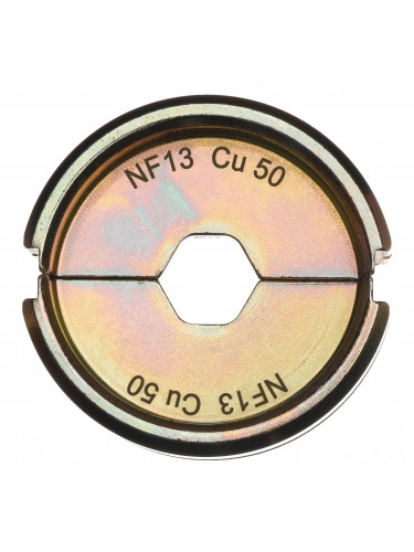 MATRICES DE SERTISSAGE NF NF13 CU 50 - 1 PC MILWAUKEE