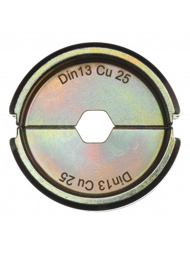 MATRICES DE SERTISSAGE DIN CUIVRE DIN13 CU 25 - 1 PC MILWAUKEE