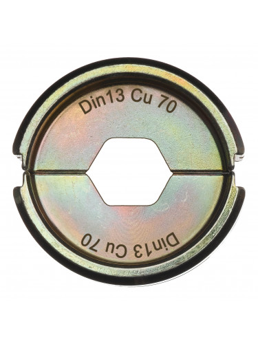 MATRICES DE SERTISSAGE DIN CUIVRE DIN13 CU 70 - 1 PC MILWAUKEE