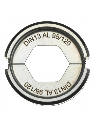 MATRICES DE SERTISSAGE DIN ALUMINIUM DIN13 AL 95/120 - 1 PC MILWAUKEE