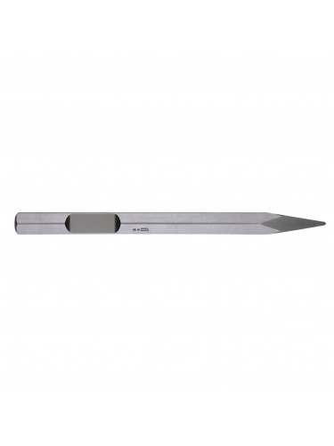BURIN PIC K-HEX 28 MM 28 MM K-HEX POINTED CHISEL 400 MM -1 PC MILWAUKEE