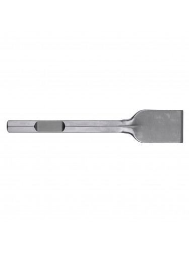 BURIN LARGE PLAT DE 28 MM K-HEX 28 MM K-HEX 400 X 80 MM FLAT WIDE CHISEL -1 PC MILWAUKEE