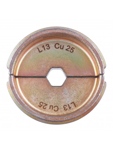 MATRICES DE SERTISSAGE L22 CU16 L13 CU 25 - 1PC MILWAUKEE