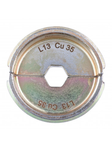 MATRICES DE SERTISSAGE L22 CU16 L13 CU 35 - 1PC MILWAUKEE