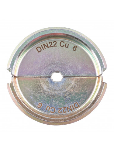 MATRICES DE SERTISSAGE DIN CUIVRE DIN22 CU 6 - 1PC MILWAUKEE