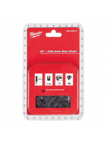 CHAINE POUR TRONÇONNEUSE 40CM 40 CM/ 16" SAW CHAIN 3/8" X 1.1 M18 FCHS MILWAUKEE
