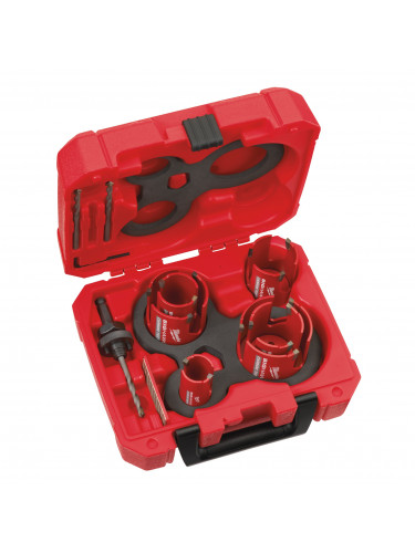 COFFRET DE SCIES CLOCHES MULTI MATÉRIAUX BIG HAWG BIG HAWG MULTI MAT. HOLESAW SET - 10PC MILWAUKEE