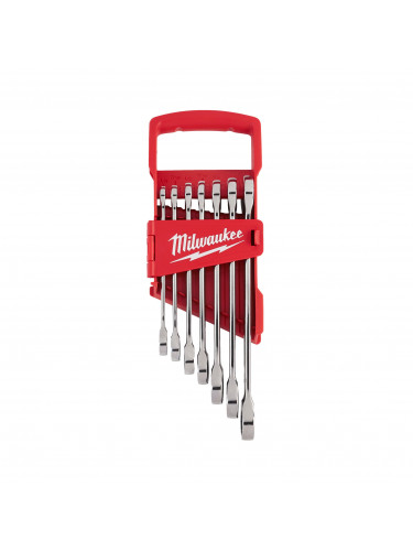 SETS DE CLÉS À CLIQUET MAX BITE™ 7 PC MAXBITE RATCHET IMPERIAL COMBINATION SPANNER SET - 1 PC MILWAUKEE