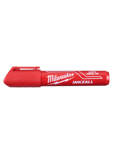 MARQUEURS INKZALL™ POINTE L INKZALL RED L CHISEL TIP MARKER MILWAUKEE