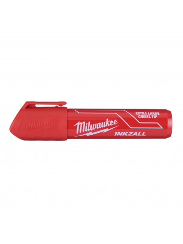 MARQUEURS INKZALL™ POINTE L INKZALL RED XL CHISEL TIP MARKER MILWAUKEE