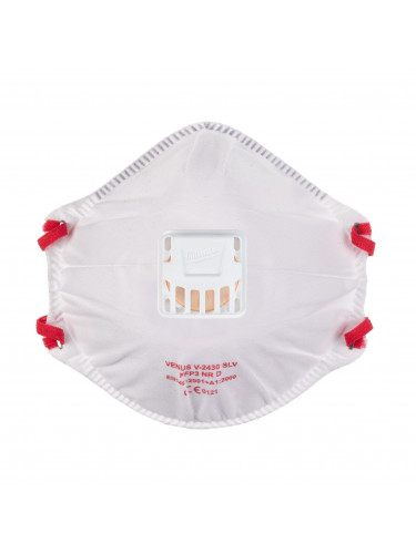 MASQUES FFP3 AVEC VALVE FFP3 RESPIRATOR WITH VALVE - 10PC MILWAUKEE