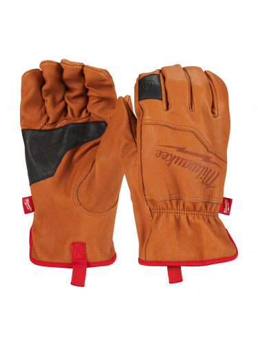 GANTS CUIR LEATHER GLOVES - 10/XL - 1PC MILWAUKEE