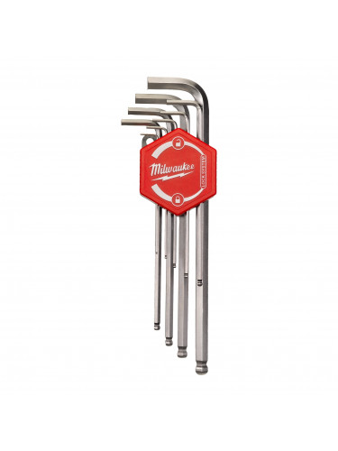 SET CLÉS HEXAGONALES EN L HEX KEY 9PC SET MILWAUKEE