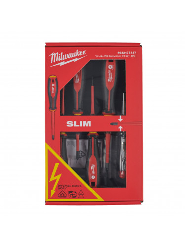 TOURNEVIS TRILOBE VDE TRI-LOBE VDE SCREWDRIVER SET - 5PC MILWAUKEE