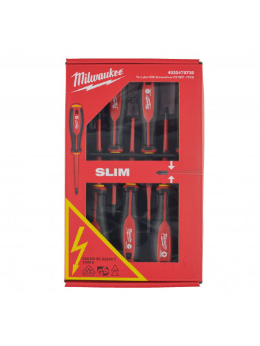 TOURNEVIS TRILOBE VDE TRI-LOBE VDE SCREWDRIVER PZ SET - 7PC MILWAUKEE