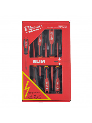 TOURNEVIS TRILOBE VDE TRI-LOBE VDE SCREWDRIVER PH SET - 7PC MILWAUKEE